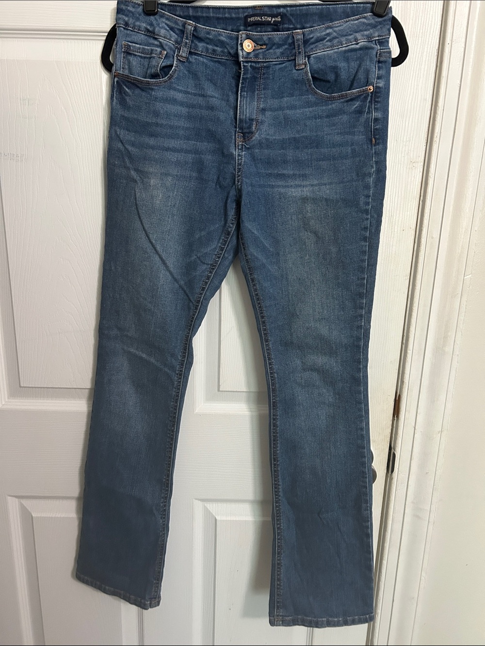 Imperial Star Girls Blue Straight-Leg Jeans